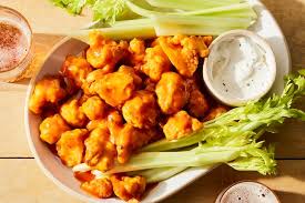 Healthy Super Bowl Buffalo Cauliflower Bites